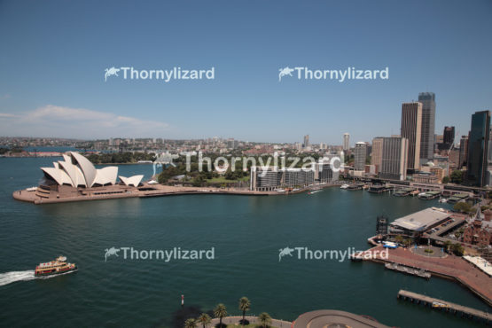 Aerial view of the Sydney Harbour and Circular Quay