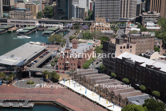 Aerial view of the Sydney Harbour and Circular Quay