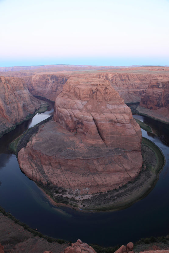 Horseshoe Bend during sunrise in Page Arizona