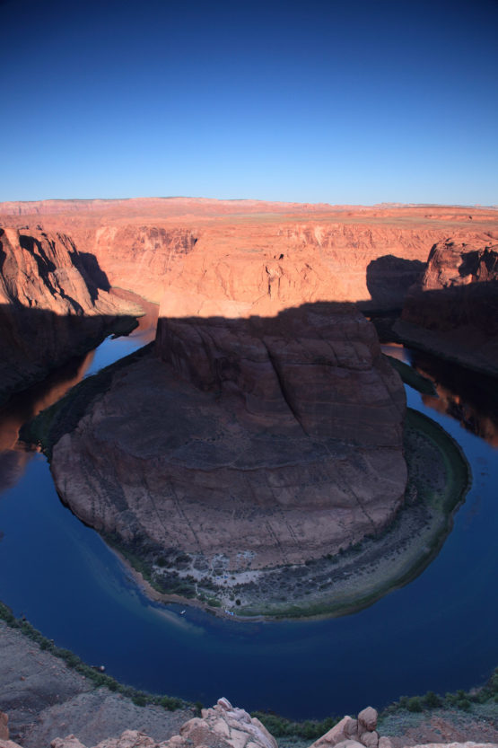 Horseshoe Bend during sunrise in Page Arizona