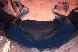 Horseshoe Bend during sunrise in Page Arizona