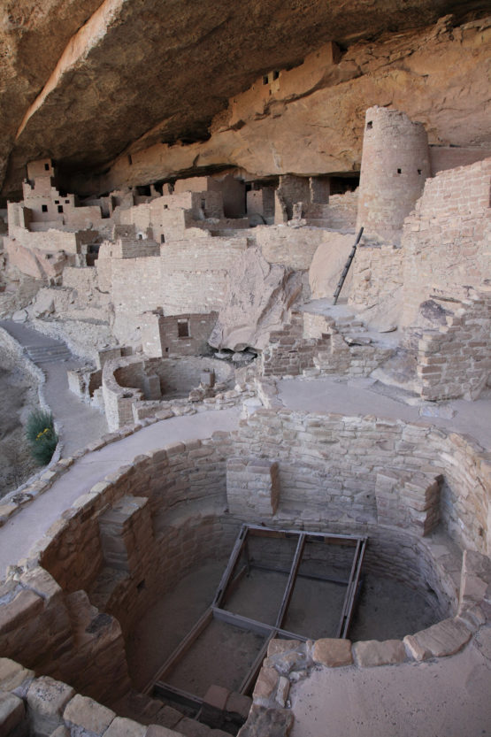 Cliff Palace in Mesa Verde Colorado
