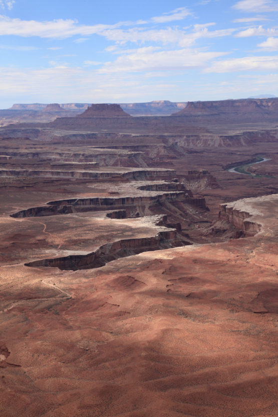 Green River overlook at island in the sky in Canyonlands National Park Utah