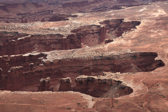 Green River overlook at island in the sky in Canyonlands National Park Utah