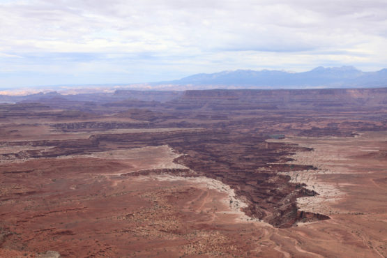 Buck Canyon overlook at island in the sky in Canyonlands National Park Utah