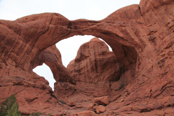 Double Arch in Arches National Park Utah