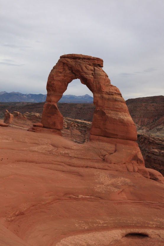 Delicate Arch in Arches National Park at Sunset
